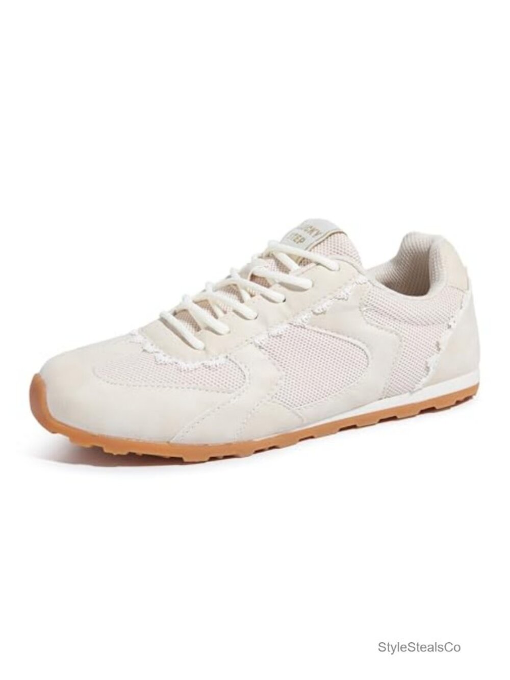 Women's Retro Lace Up Fashion Sneakers Mesh PU Leather Comfort Walking Shoes